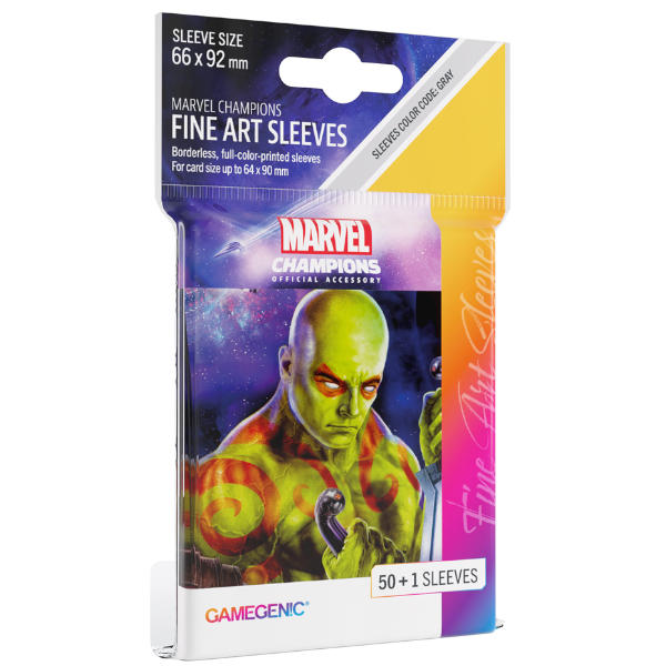 Sleeves: Fine Art: Marvel Champions Fine Art: Drax