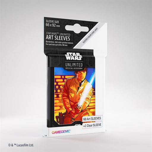 Star Wars: Unlimited Art Sleeves: Luke Skywalker Mar-08 Pre-Order - Tistaminis