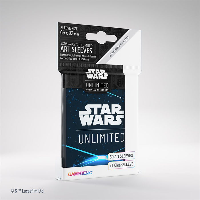 Star Wars: Unlimited Art Sleeves: Space Blue New - Tistaminis