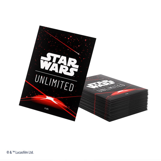 Star Wars: Unlimited Art Sleeves Double Sleeving Pack: Space Red New