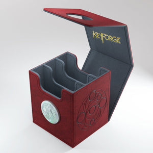 Deck Box: Keyforge Vault: Red (120ct) New - Tistaminis