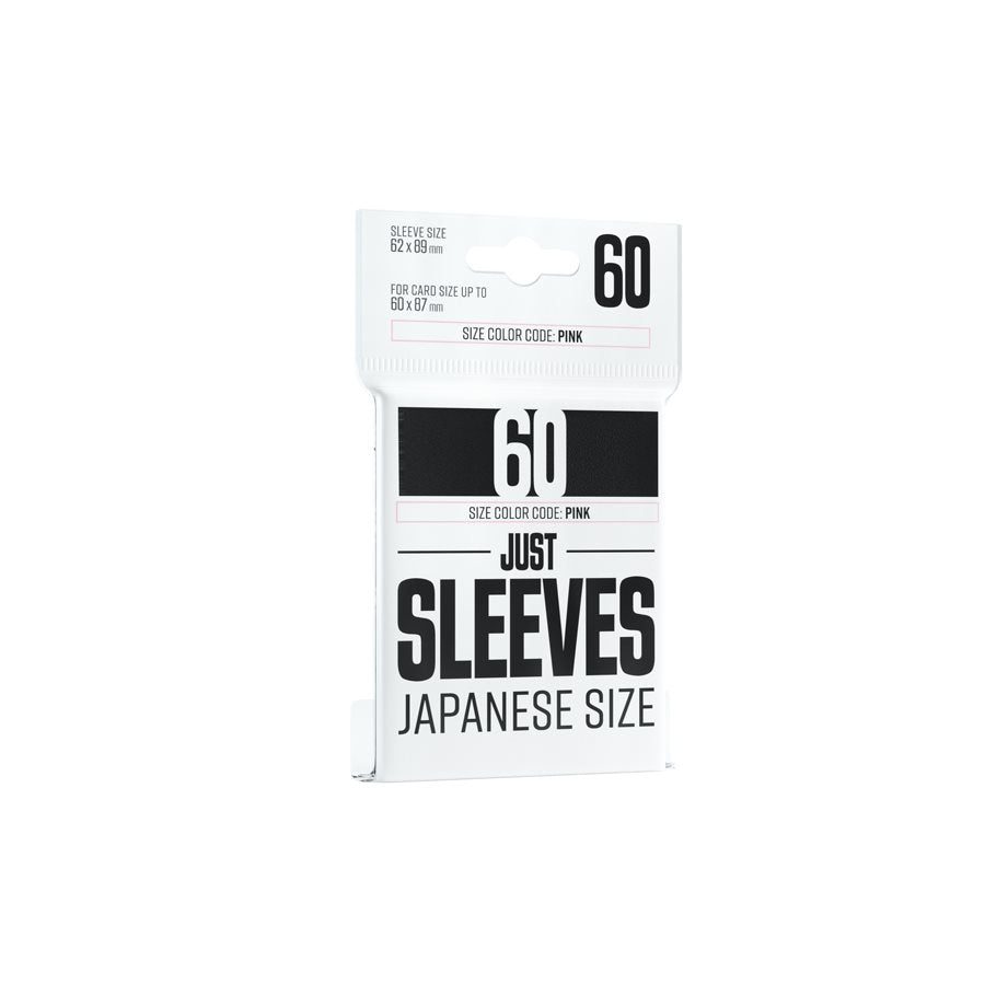 Sleeves: Just Sleeves: Japanese Size Black (60) New - Tistaminis