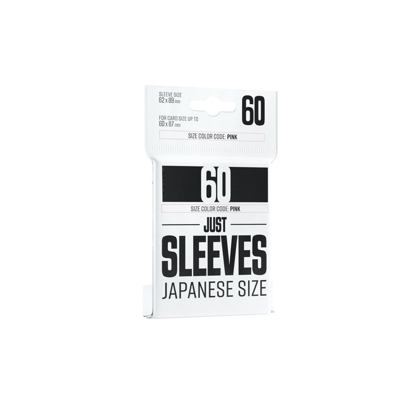 Sleeves: Just Sleeves: Japanese Size Black (60) New - Tistaminis