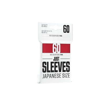 Sleeves: Just Sleeves: Japanese Size Red (60) New - Tistaminis