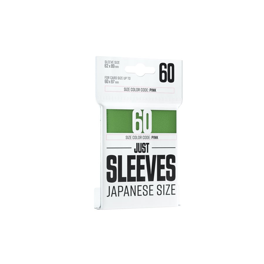 Sleeves: Just Sleeves: Japanese Size Green (60) New - Tistaminis