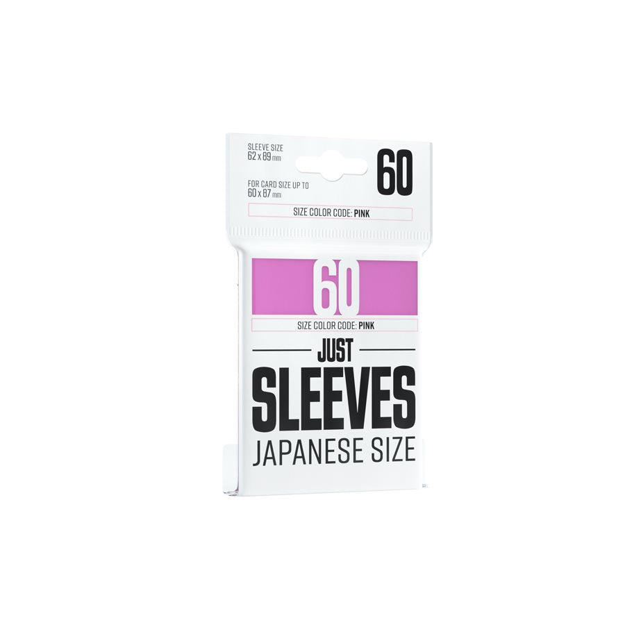Sleeves: Just Sleeves: Japanese Size Pink (60) New - Tistaminis