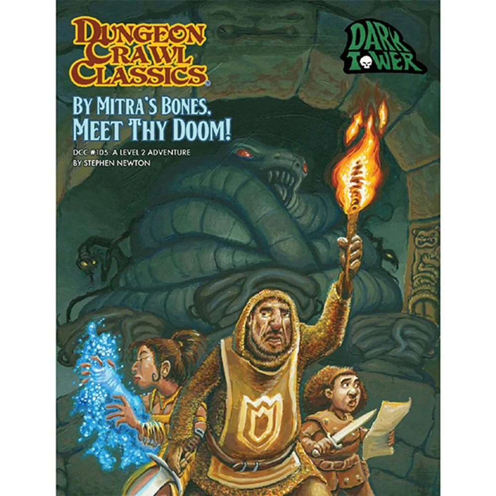 Dungeon Crawl Classics #105: BY MITRA'S BONES, MEET THY DOOM New - Tistaminis