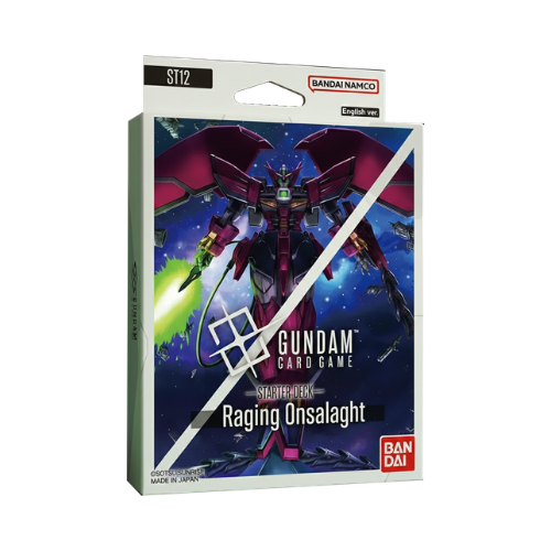 GUNDAM CG ST-12 RAGING ONSLAUGHT STARTER DECK Sept 25 Pre-Order