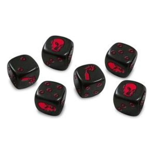 Zombicide 1: Black/Red Dice - Tistaminis