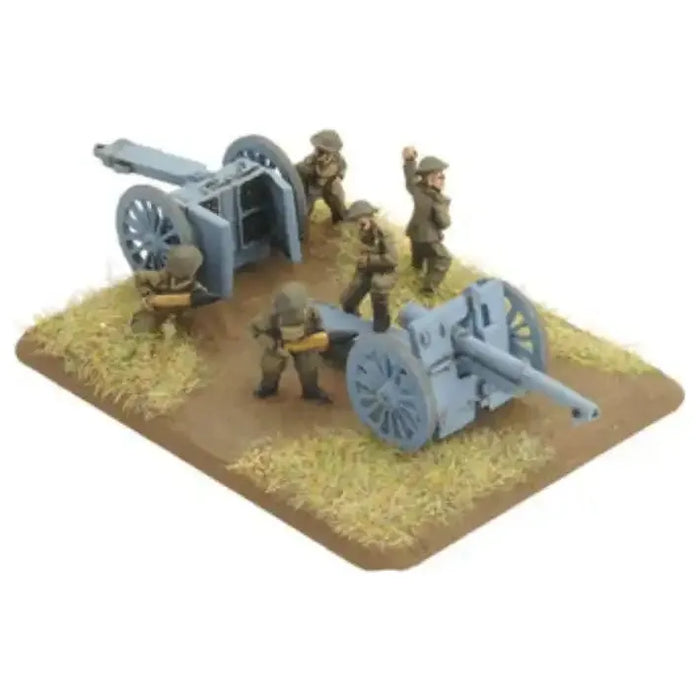 Great War 75mm mle 1897 gun, with two guns, 75mm Artillery Battery New - Tistaminis