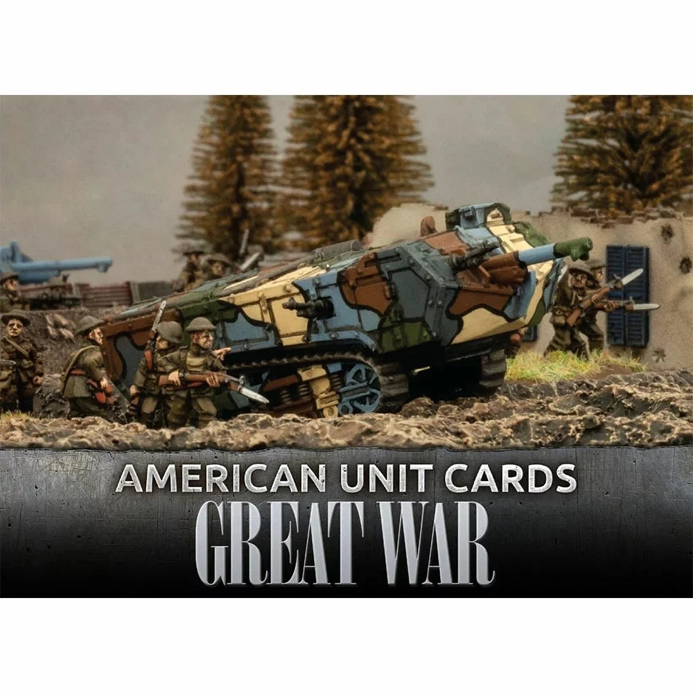 Great War - American Unit Cards (x75 Cards), Contains 75 cards, New - Tistaminis