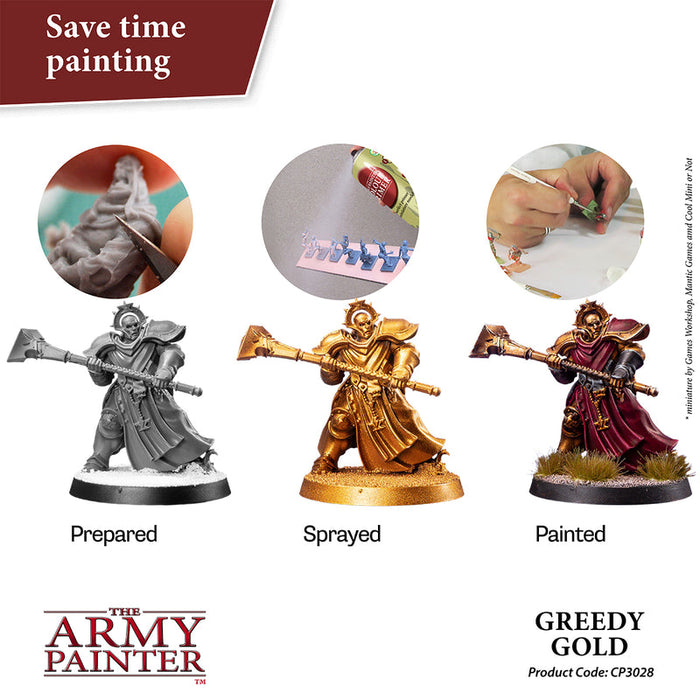 Army Painter: Colour Primer: Greedy Gold Spray