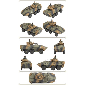 Team Yankee Canadian Grizzly Transport Platoon (x4) New - Tistaminis
