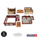 Warlord Games MDF Terrain WW2 Normandy Restaurant PREPAINTED New - Tistaminis