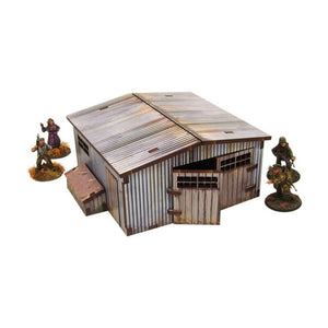Warlord Games MDF Terrain WW2 Normandy Large Tin Shed PREPAINTED New - Tistaminis