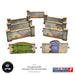 Warlord Games MDF Terrain WW2 Normandy Wall with Gate (high) PREPAINTED New - Tistaminis