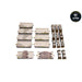 Bolt Action: Pre-painted WWII Normandy High Stone Wall ... New - Tistaminis