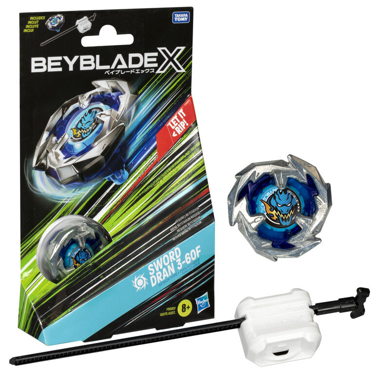 Beyblade X Sword Dran 3-60F Starter Pack Top and Launcher July 2024. Pre-Order
