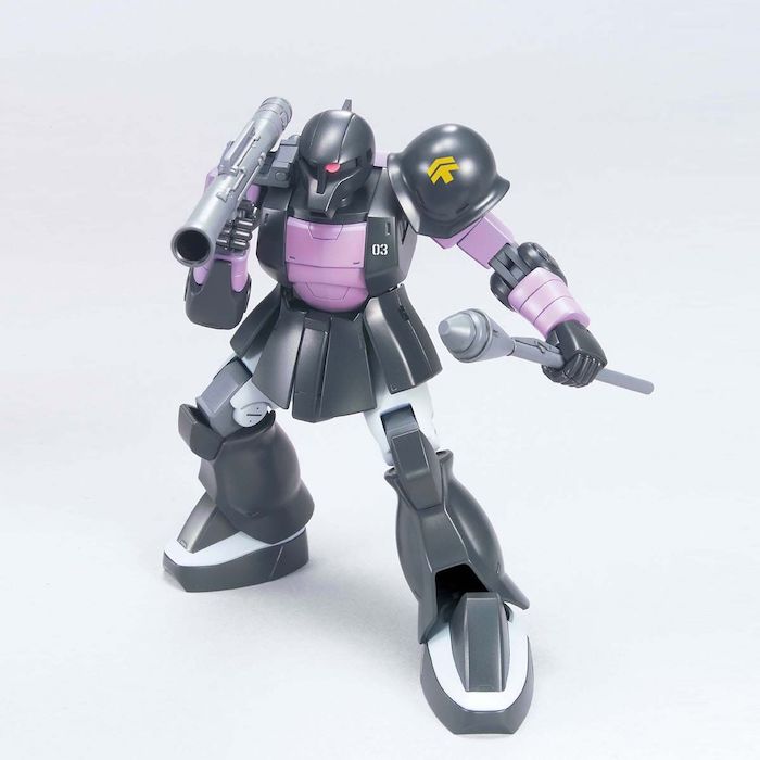 Bandai Gundam HGUC 1/144 #68 Zaku I Black Tri Stars New