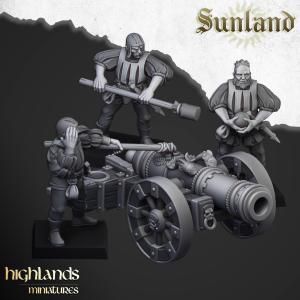 Highland Miniatures Sunland Great Cannon New - Tistaminis