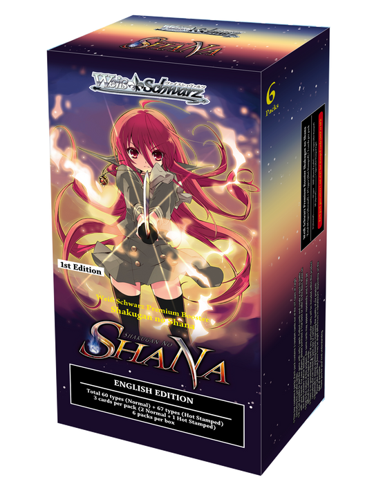 WEISS SCHWARZ SHAKUGAN NO SHANA PREMIUM BOOSTER New