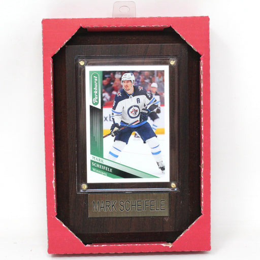 NHL PLAQUE WITH CARD 4X6 JETS MARK SCHEIFELE - Tistaminis