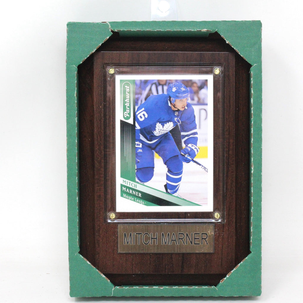 NHL PLAQUE WITH CARD 4X6 LEAFS MITCH MARNER - Tistaminis