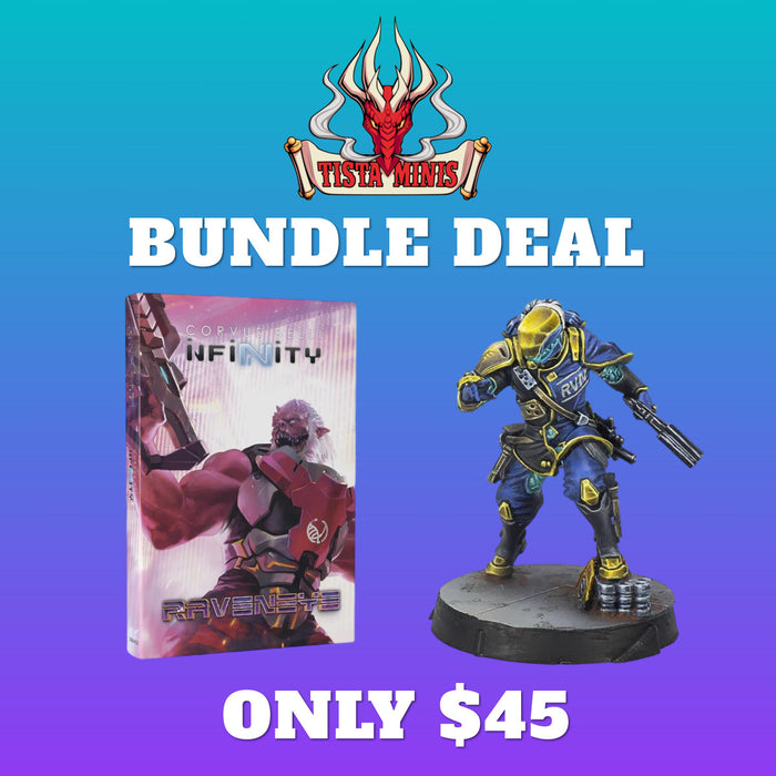 Infinity Raveneye Book and Model Bundle - Save $7 - Tistaminis