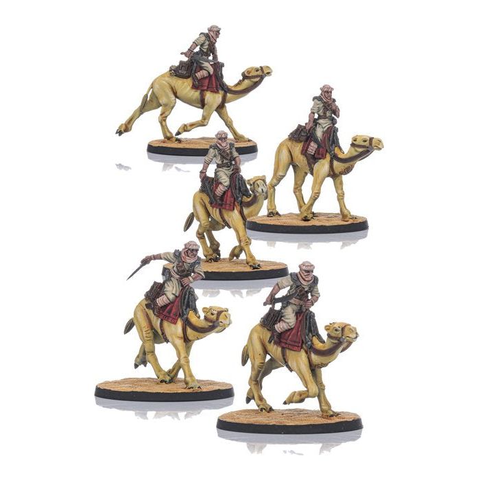 Shieldwolf Imperium Desertum Camel Cavalry (5 miniatures) New - Tistaminis