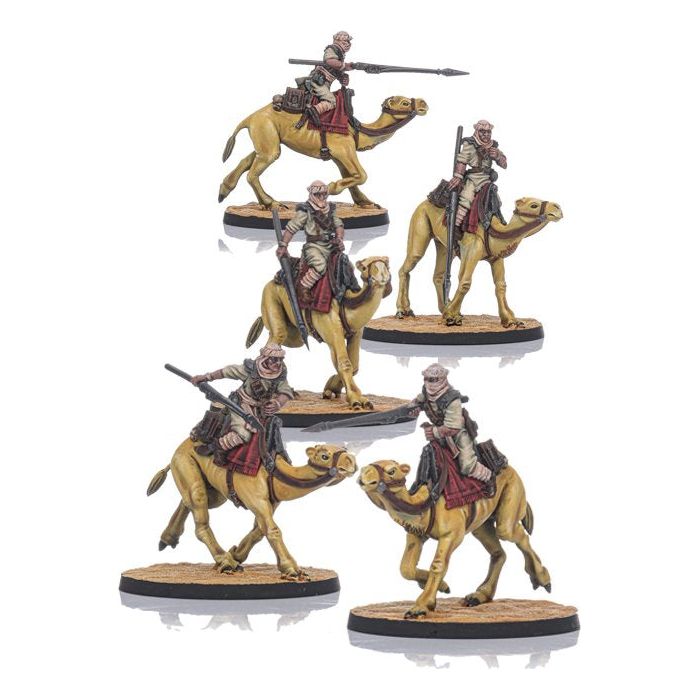 Shieldwolf Imperium Desertum Camel Cavalry (5 miniatures) New - Tistaminis