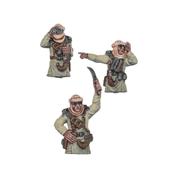 Shieldwolf Imperium Desertum Tank Commanders (3 miniatures) New - Tistaminis
