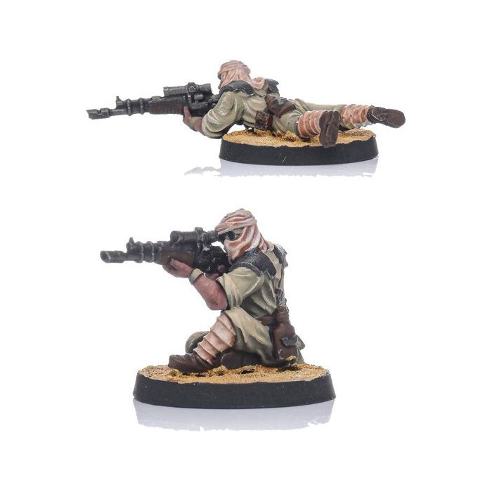 Shieldwolf Imperium Desertum Sniper Team (2 miniatures) New - Tistaminis