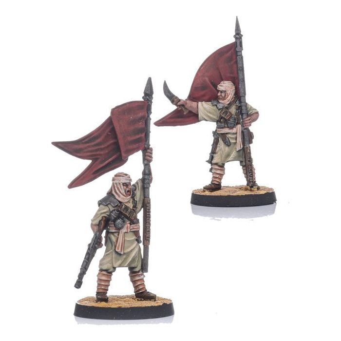 Shieldwolf Imperium Desertum Banner Bearers (2 miniatures) New - Tistaminis