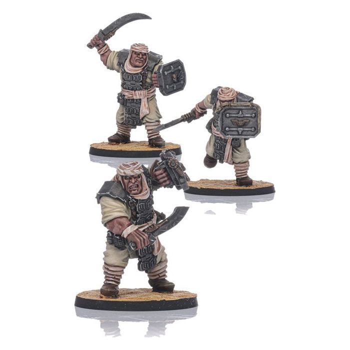 Shieldwolf Imperium Desertum Ogre Troopers (3 miniatures) New - Tistaminis