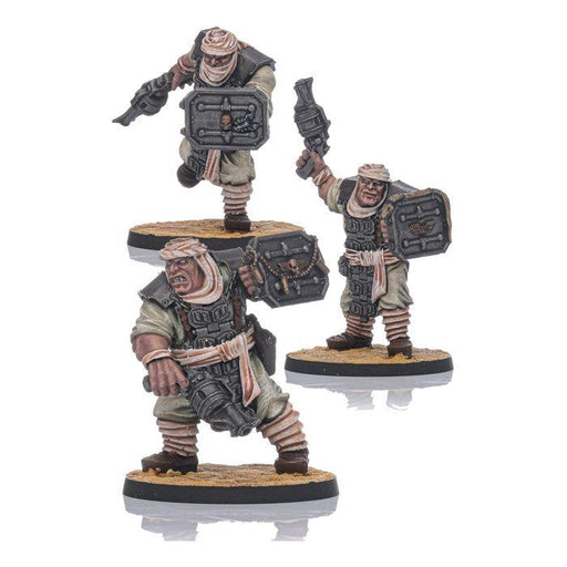 Shieldwolf Imperium Desertum Ogre Gunners (3 miniatures) New - Tistaminis