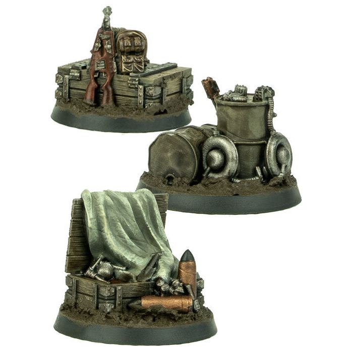 Shieldwolf Imperium Immortalis Objectives (3miniatures) New - Tistaminis