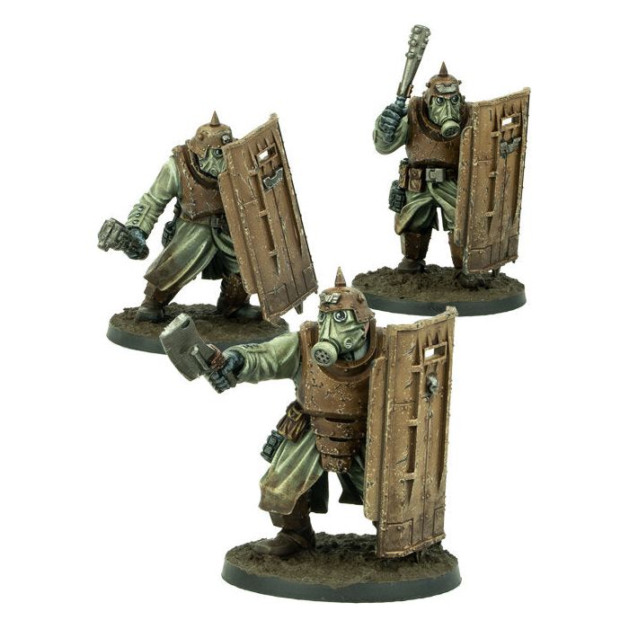 Shieldwolf Imperium Immortalis Bulwark Ogres (3 miniatures) New - Tistaminis
