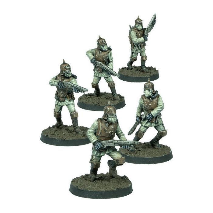 Shieldwolf Imperium Immortalis Combat Engineers (5 miniatures) New - Tistaminis