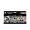 Vallejo VAL71203 ISRAELI AIR FORCE (IAF) COLOR MODEL AIR (8 COLOR) Paint Set New - Tistaminis