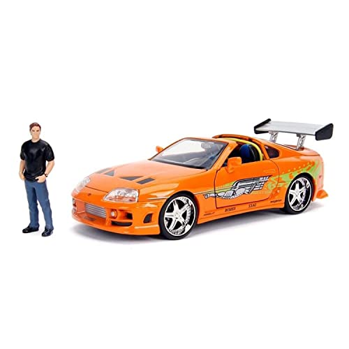 FAST & FURIOUS TOYOTA SUPRA W/ BRIAN O'CONNER FIGURE