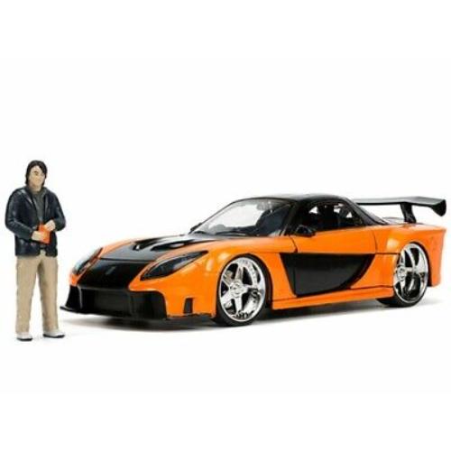 FAST & FURIOUS MAZDA RX7 W/ HAN FIGURE