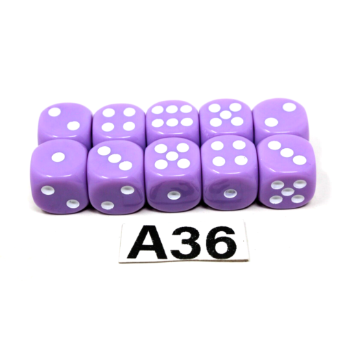 Warhammer D6 Purple Dice - A36 - Tistaminis