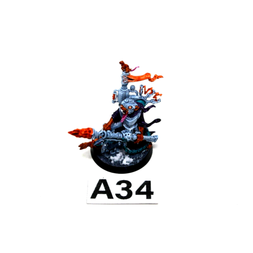 Warhammer Skaven Warlock Bombadier Well Painted - A34 - Tistaminis