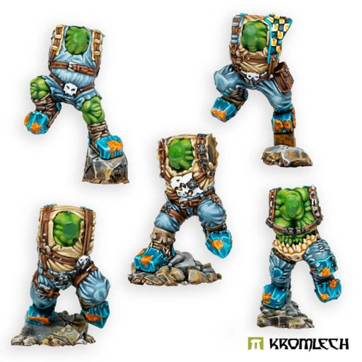 Kromlech Orc Storm Riderz Bodies (5) New - Tistaminis