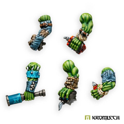 Kromlech Orc Storm Riderz Arms with Explosives (5) New - Tistaminis