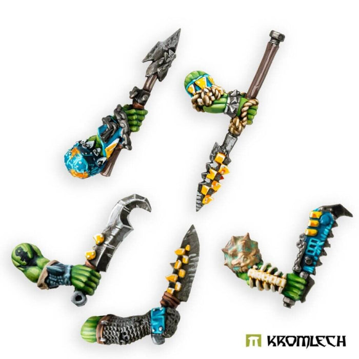 Kromlech Orc Storm Riderz Melee Weapons (5) New - Tistaminis