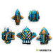 Kromlech Orc Storm Riderz Jump Packs (5) New - Tistaminis