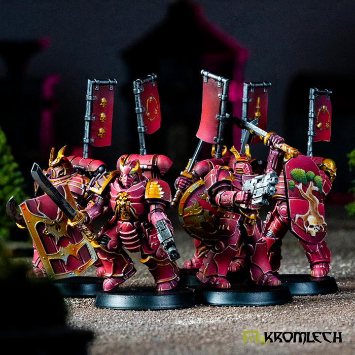 Kromlech Cyber Samurai Prime Bodies (5) New - Tistaminis