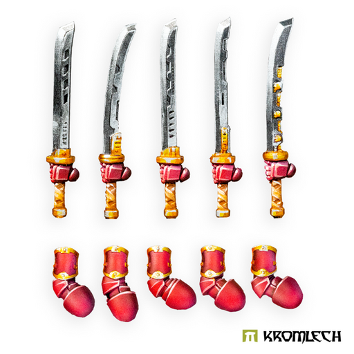 Kromlech Cyber Samurai Vibro Katanas - Left (5) New - Tistaminis