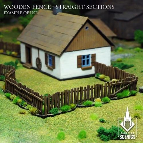 POLAND 1939 WOODEN FENCE - STRAIGHT SECTIONS New